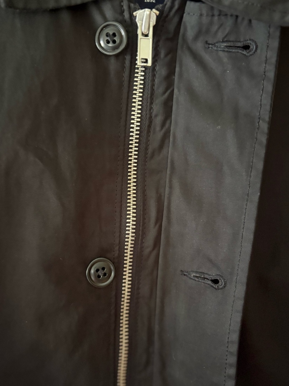 Men’s Abercrombie & Fitch Coat Size Small Black - Picture 9 of 14